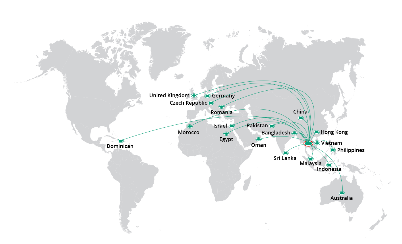 World Map - Thaiman